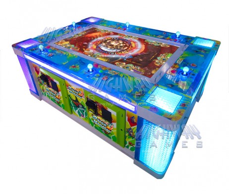 Ocean King 2: Ocean Monster Video Redemption Arcade Game Machine Cabinet with Watermarks